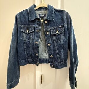 Angels Dark Blue Jean Jacket